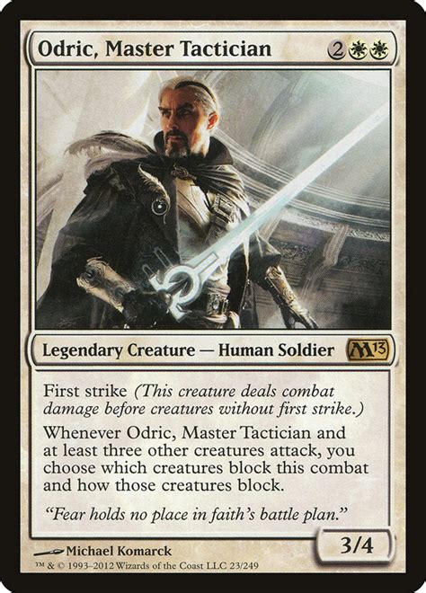 mtg odric master tactician|mtg odric.